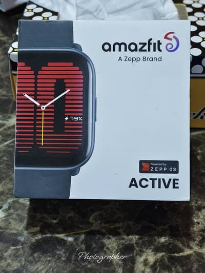 amazfit A Zepp Brand ACTIVE  JUST OPEN BOX  Midnight Black