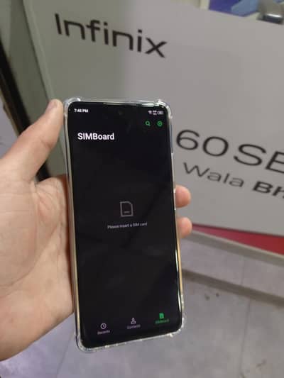 infinx not 10 pro 8 128 with box chger k sht hai