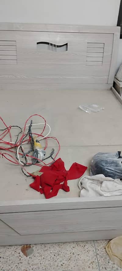 double bed. 60 inches wide. 72 inches long.