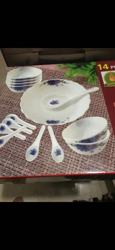 soup set with spoons