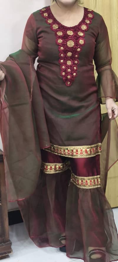 Organza wedding dress