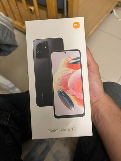 Redmi Note 12 8+8 256gbsealed iceblue color new condition