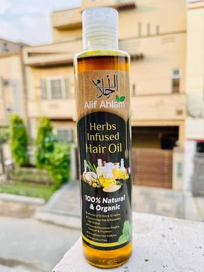 Alif Ahlam Herbs Infused Hair Oil - 100% Natural with Free Delivery