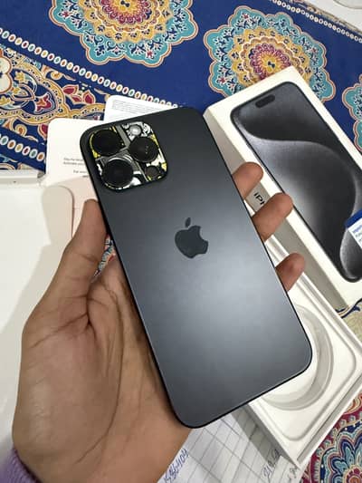 Iphone 15 pro max jv 256 gb with box