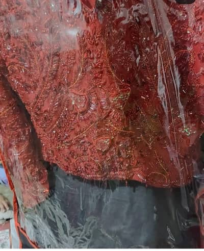 bridal Dress red Barat Nikah