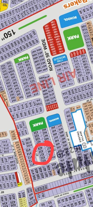 Air line housing society Lhr 20 Marla Plot For Sale