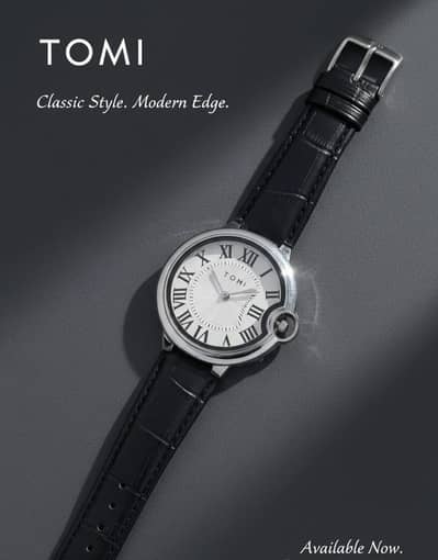 TOMI new year offer silver vintage watch
