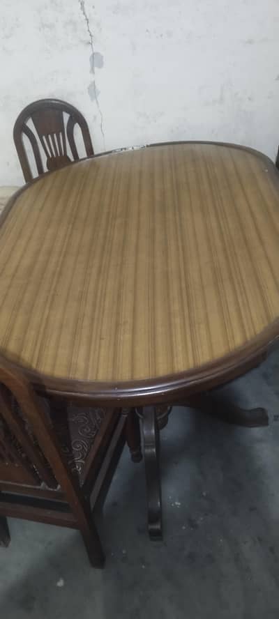 Wooden Dinning Table + Chairs for Sale