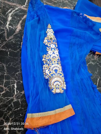 full embroidery  suit