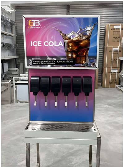 6 valve soda Machine