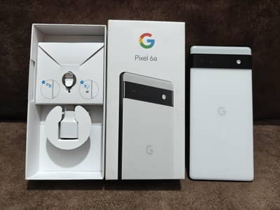 Pixel 6a, official PTA approved, white, 6/128gb