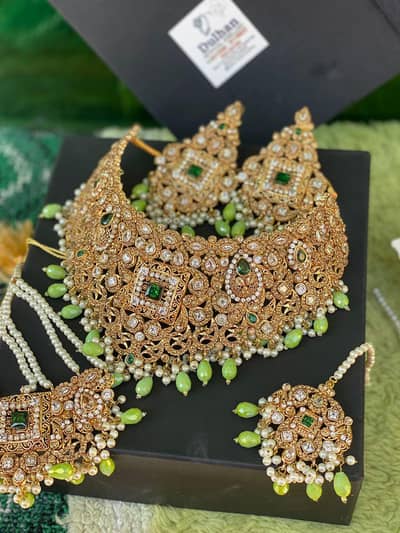bridal walima jewllery set