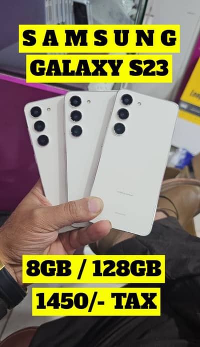 Samsung s23  8/128  10/10 PTA Approved brand new