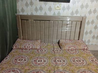 king bed with mattress   bed set / wooden bed / good condition bed