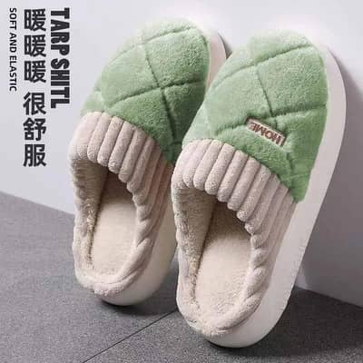 Men and Women new warm winter cozy house shoes with thich sole.