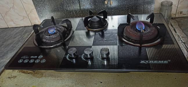 slighly used glass stove