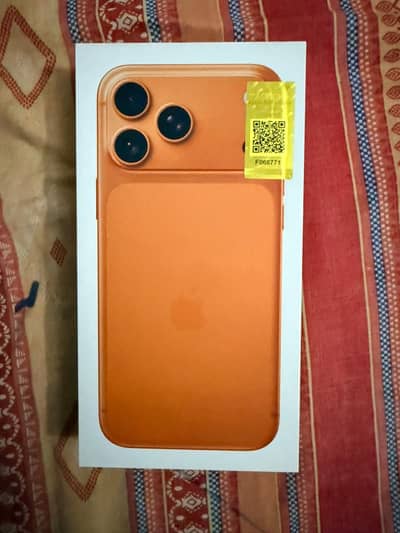 iPhone 17 Pro max 512 GB box pack  PTA approved cosmic Orange