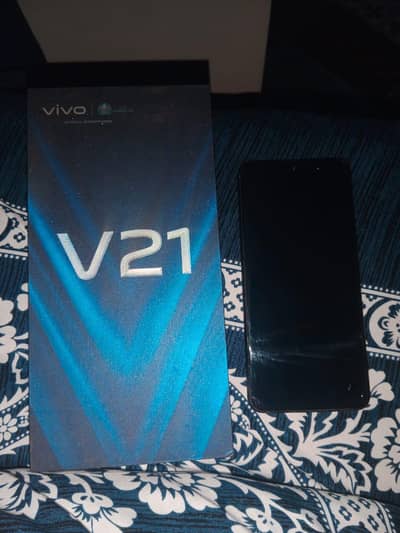 EXCHANGE POSSIBLE.  VIVO V21.  BOX.  8/128GB