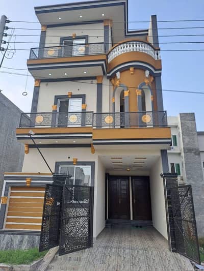 4.5 Marla Triple Storey Facing Park Brand New House For Sale