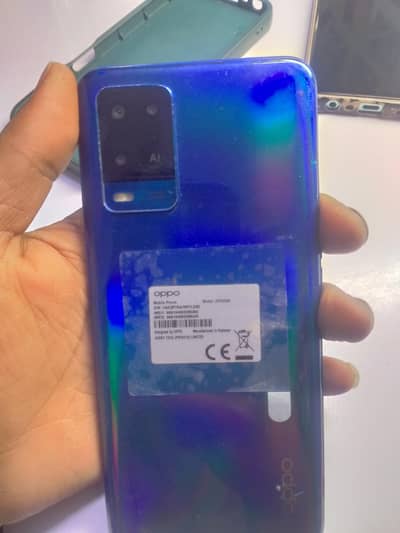 OPPO a54  4/128. box chargar Sath ha panel chang ha