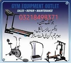 Treadmill Exercise cycle GYM EQUIPMENT