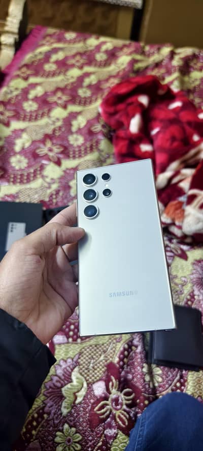 Samsung s24 ultra ram 12/256/gb dabba charger complete