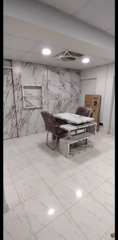 FURNIESHED OFFICE AVAIABLE FOR SALE AT PECHS BLK 6 NEAR JHEEL PARK