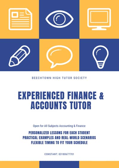 Expert Tuition in Finance & Accounts – Home & Online