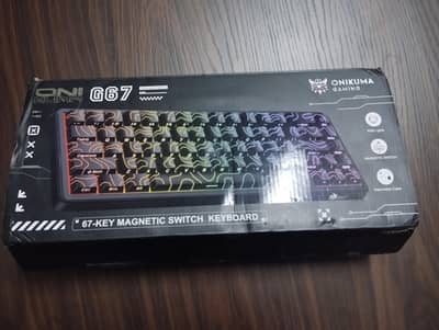 Mechanical Gaming Keyboard | Onikuma G67 Hall Effect Magnetic Switches