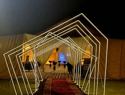 Neon Entrance Arch for Rent