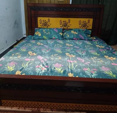 Bed for sale along with dressing