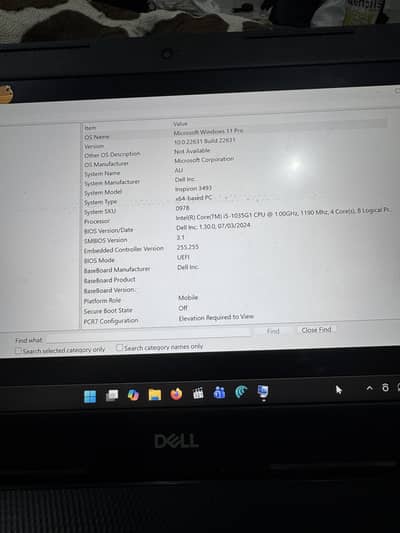 Dell Inspiron 3493 i5 10 gen