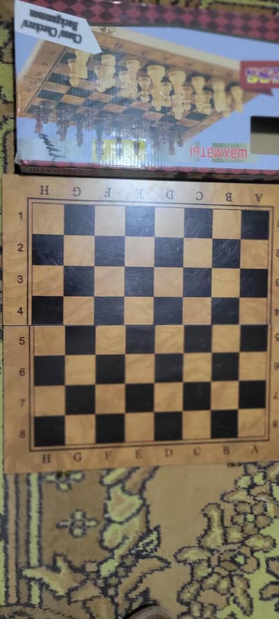 chess wooden board