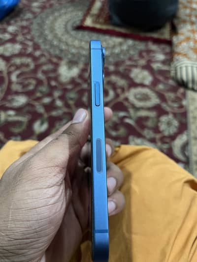iPhone 13 blue collr 128 GB battery health 100