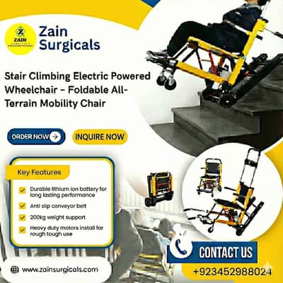 Stair Climbing Electric Wheelchair Price in Pakistan