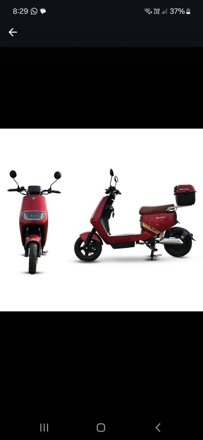 Electric scooty for sale.