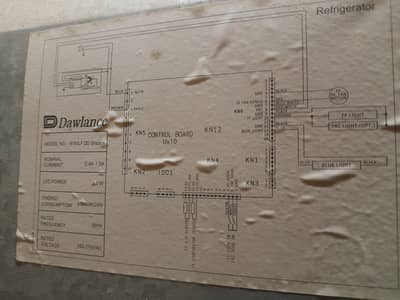 Dawlance Large Size 9193 Glass Door Fridge Touch