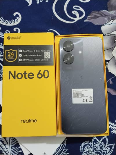 Realme note 60 4_128 With complete Box 03264946273