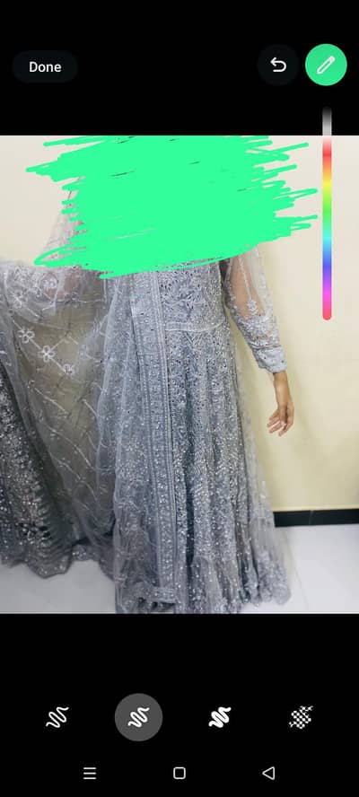 long makxi silver colour