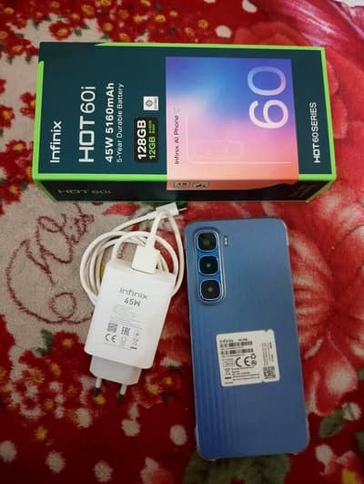 Infinix hot 60i full 10 by 10 condition only 2 weak use