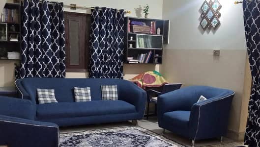 Blue Sofa Set