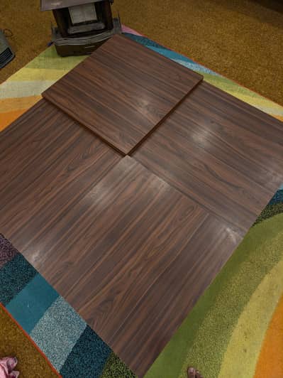 Premium Wooden Center Table Set – Modern Design, Excellent Condition