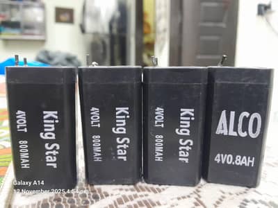 4v 800mah batteries