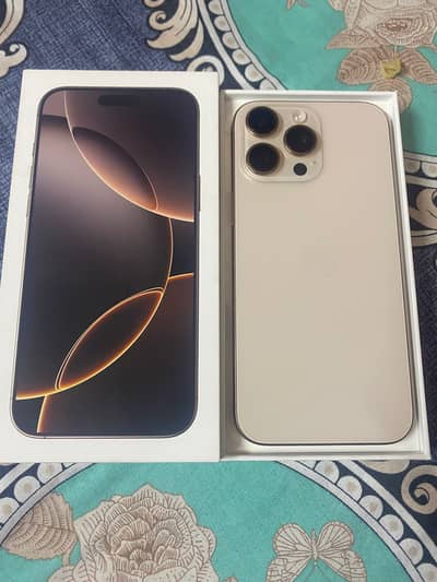 Iphone 16 pro max 256gb with box