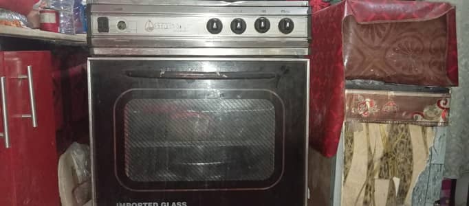 cooking renj use 3 years backing sides. stove used 15years .