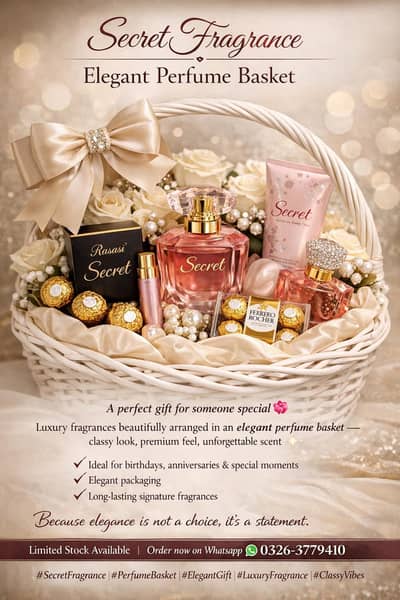 perfume basket