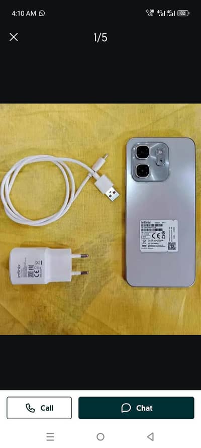 infinix hot 50 i . 10 by 10 condition  complet saman  8 mont warnty hy