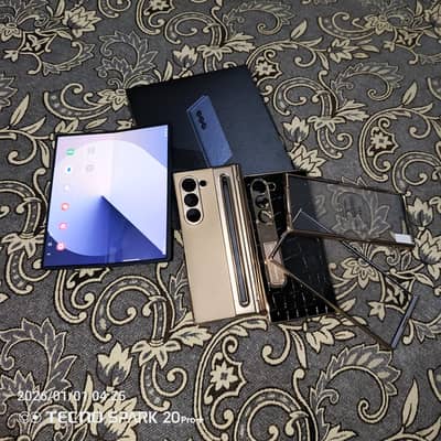 Samsung Galaxy Z fold 6 navy blue 12/256 with box