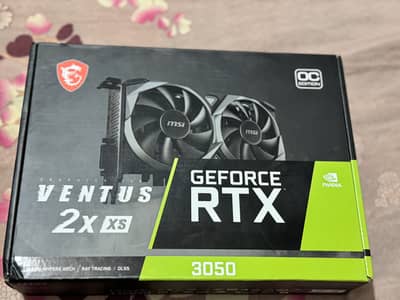 Almost New MSI RTX 3050 8GB Box Pack For Sale