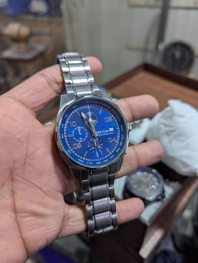 sector genuine watch chronograph fresh condition